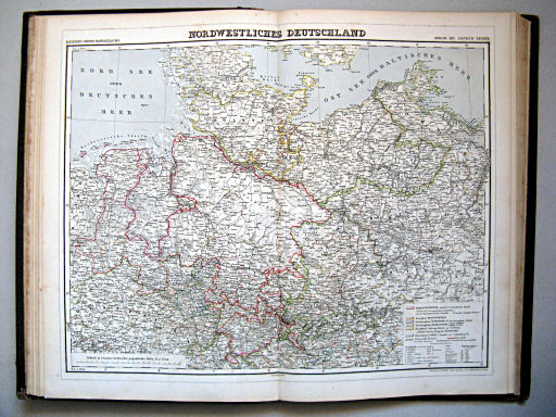Kiepert's Hand-Atlas 1860
8. Nordwestliches Deutschland