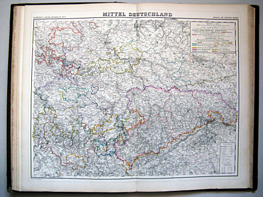 Kiepert's Hand-Atlas 1860
9. Mittel Deutschland