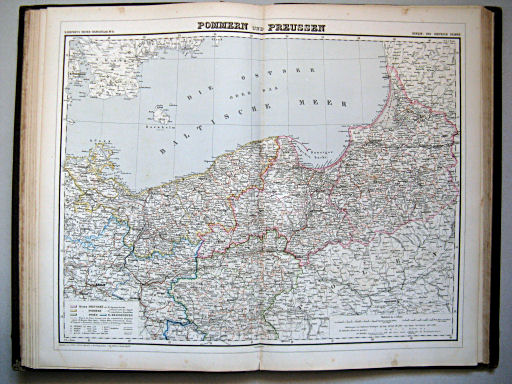 Kiepert's Hand-Atlas 1860
11. Pommern und Preussen