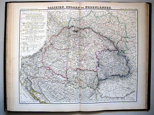 Kiepert's Hand-Atlas 1860
13. Galizien, Ungarn und Nebenländer