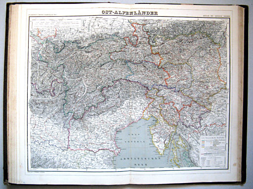 Kiepert's Hand-Atlas 1860
15. Ost-Alpenländer