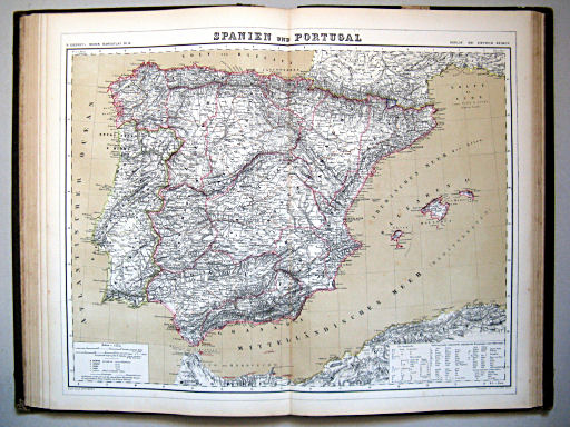 Kiepert's Hand-Atlas 1860
18. Spanien und Portugal
