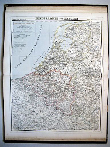 Kiepert's Hand-Atlas 1860
20. Niederlande und Belgien