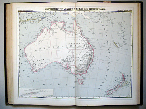 Kiepert's Hand-Atlas 1860
32. Continent von Australien und Neuseeland