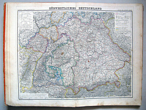 Kiepert's Hand-Atlas, 1871
6. Südwestliches Deutschland