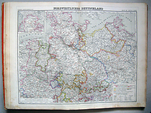 Kiepert's Hand-Atlas, 1871
8. Nordwestliches Deutschland