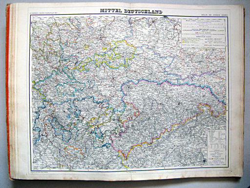 Kiepert's Hand-Atlas, 1871
9. Mittel Deutschland