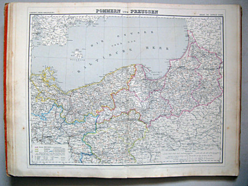 Kiepert's Hand-Atlas, 1871
11. Pommern und Preussen