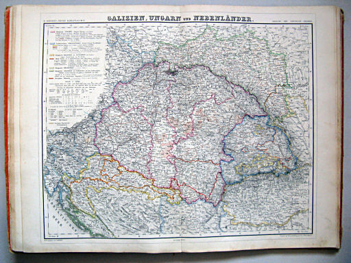 Kiepert's Hand-Atlas, 1871
13. Galizien, Ungarn und Nebenländer