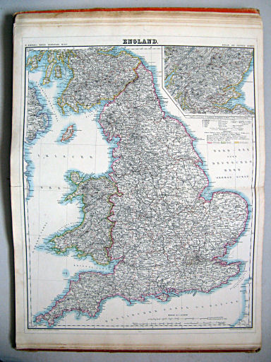 Kiepert's Hand-Atlas, 1871
21a. England