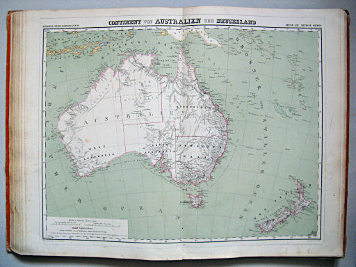 Kiepert's Hand-Atlas, 1871
32. Continent von Australien und Neuseeland