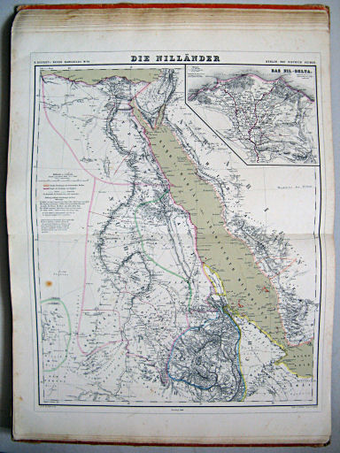 Kiepert's Hand-Atlas, 1871
34. Die Nilländer