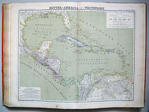 Kiepert's Hand-Atlas, 1871
39. Mittel-America und Westindien