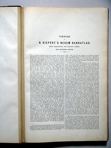 Kiepert's Hand-Atlas, 1877
Voorwoord (blz. 1) / Preface (p. 1)