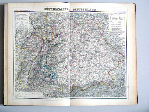 Kiepert's Hand-Atlas, 1877
6. Südwestliches Deutschland