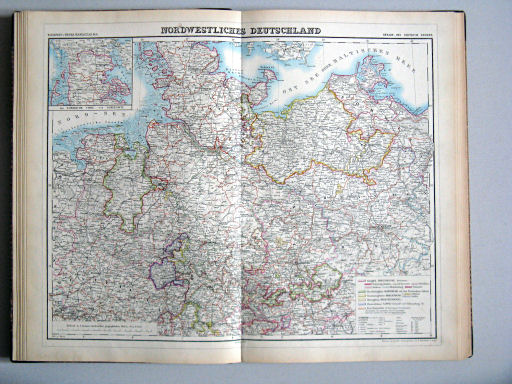 Kiepert's Hand-Atlas, 1877
8. Nordwestliches Deutschland