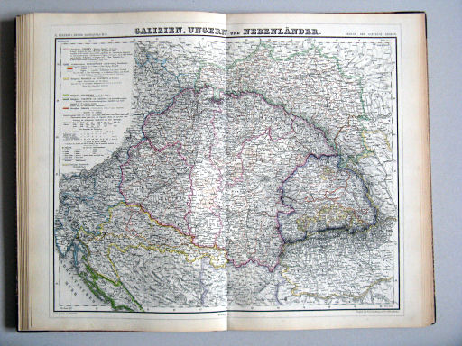 Kiepert's Hand-Atlas, 1877
13. Galizien, Ungarn und Nebenländer