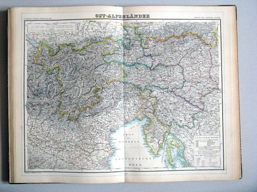 Kiepert's Hand-Atlas, 1877
15. Ost-Alpenländer