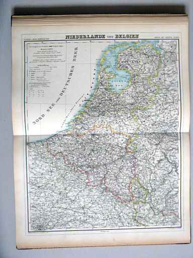 Kiepert's Hand-Atlas, 1877
20. Niederlande und Belgien