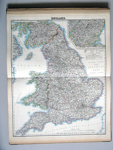 Kiepert's Hand-Atlas, 1877
21a. England