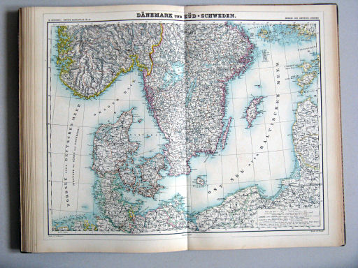 Kiepert's Hand-Atlas, 1877
22. Dänemark und Süd-Schweden