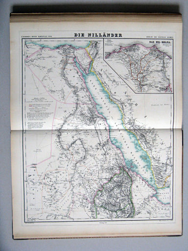 Kiepert's Hand-Atlas, 1877
34. Die Nilländer
