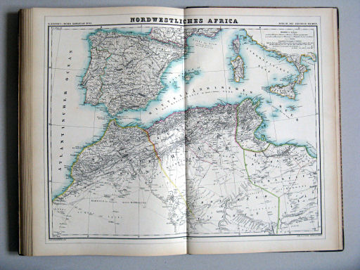 Kiepert's Hand-Atlas, 1877
35. Nordwestliches Africa