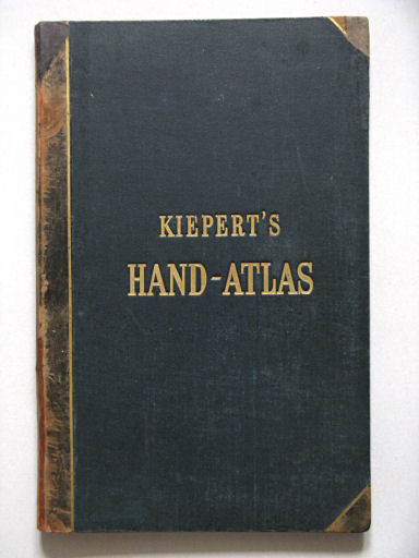 Kiepert's Hand-Atlas, 1889
Voorkant band / Front cover