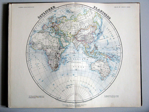 Kiepert's Hand-Atlas, 1889
2. Östlicher Planiglob