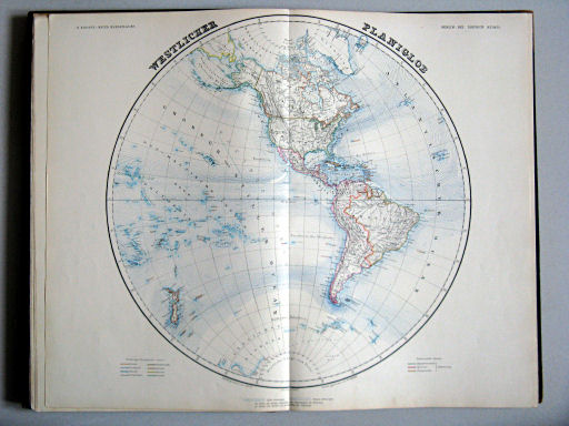 Kiepert's Hand-Atlas, 1889
3. Westlicher Planiglob