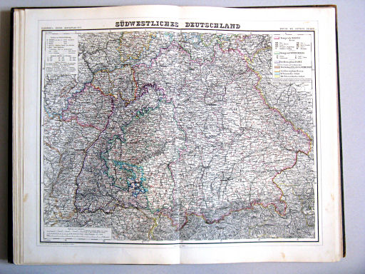 Kiepert's Hand-Atlas, 1889
6. Südwestliches Deutschland