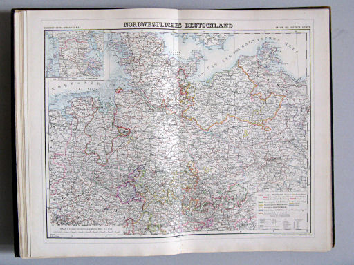 Kiepert's Hand-Atlas, 1889
8. Nordwestliches Deutschland