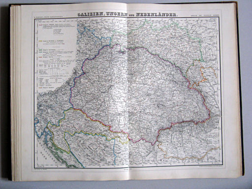Kiepert's Hand-Atlas, 1889
13. Galizien, Ungarn und Nebenländer