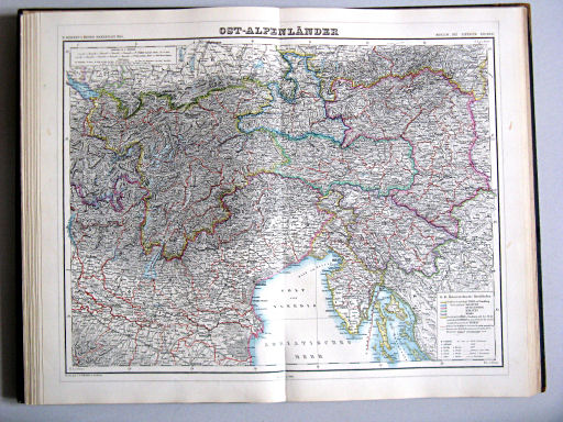 Kiepert's Hand-Atlas, 1889
15. Ost-Alpenländer