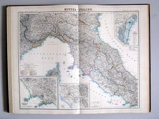 Kiepert's Hand-Atlas, 1889
17a. Mittel-Italien