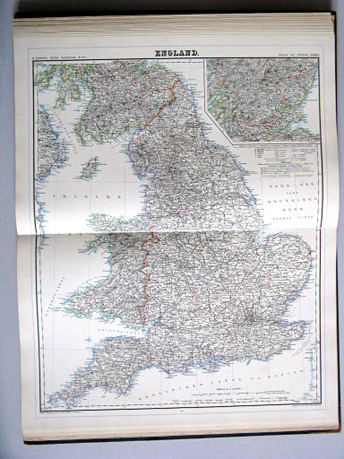Kiepert's Hand-Atlas, 1889
21a. England