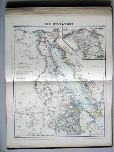 Kiepert's Hand-Atlas, 1889
34. Die Nilländer