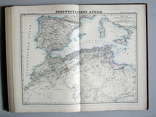 Kiepert's Hand-Atlas, 1889
35. Nordwestliches Africa