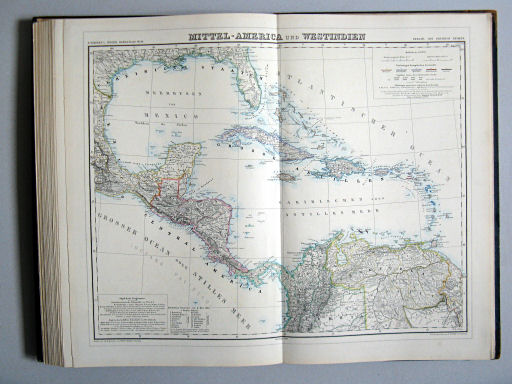 Kiepert's Hand-Atlas, 1889
39. Mittel-America und Westindien