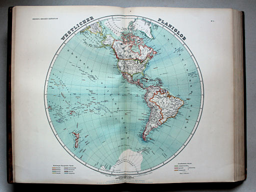 Kiepert's Hand-Atlas, 1900
3. Westlicher Planiglob