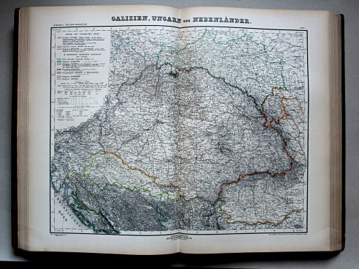 Kiepert's Hand-Atlas, 1900
13. Galizien, Ungarn und Nebenländer