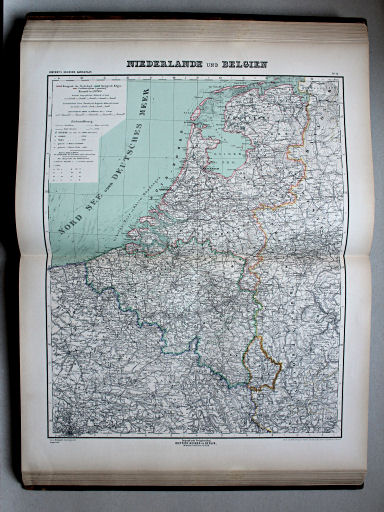 Kiepert's Hand-Atlas, 1900
22. Niederlande und Belgien