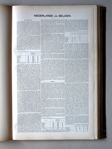 Kiepert's Hand-Atlas, 1900
22. Nederland en België, tekstpagina 1 / Netherlands and Belgium, text page 1