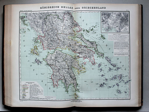 Kiepert's Hand-Atlas, 1900
29. Königreich Hellas oder Griechenland