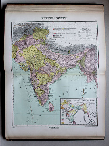 Kiepert's Hand-Atlas, 1900
33. Vorder-Indien