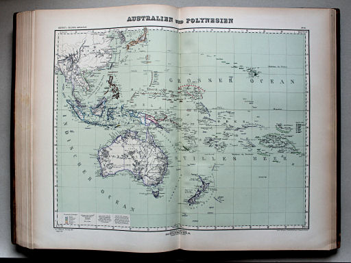 Kiepert's Hand-Atlas, 1900
35. Australien und Polynesien
