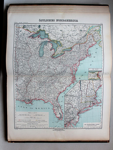 Kiepert's Hand-Atlas, 1900
42. Östliches Nordamerica