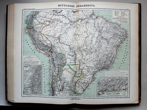 Kiepert's Hand-Atlas, 1900
44. Mittleres Südamerica