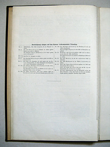 Carl Wolff's Historischer Atlas (1877)
Berichtigung (S. 8)