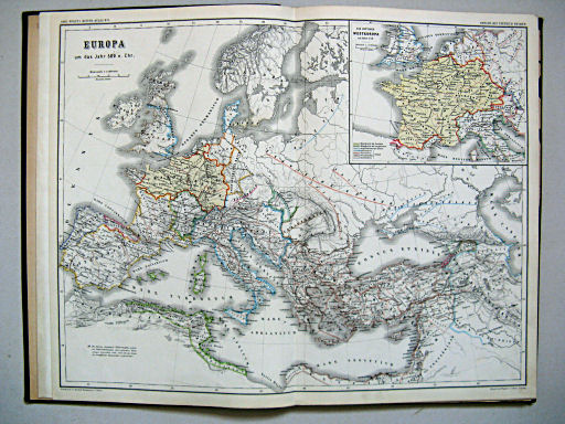 Carl Wolff's Historischer Atlas (1877)
1. Europa um das Jahr 500 n. Chr.